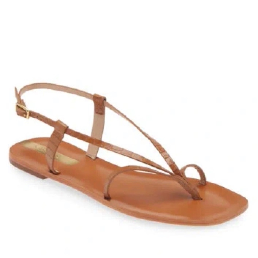 Kaanas Cristobal Slingback Sandal Size 10 Tan